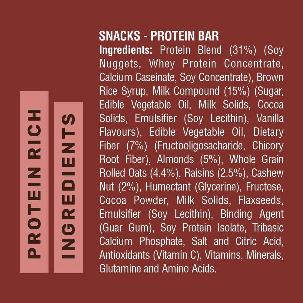 Max Protein Active Protein Bar (20G Protein) - RiteBite