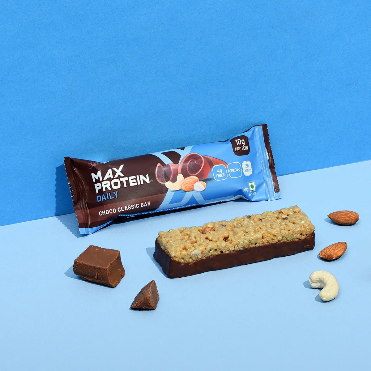 Max Protein Daily Protein Bar - Choco Classic - 10G Protein - RiteBite
