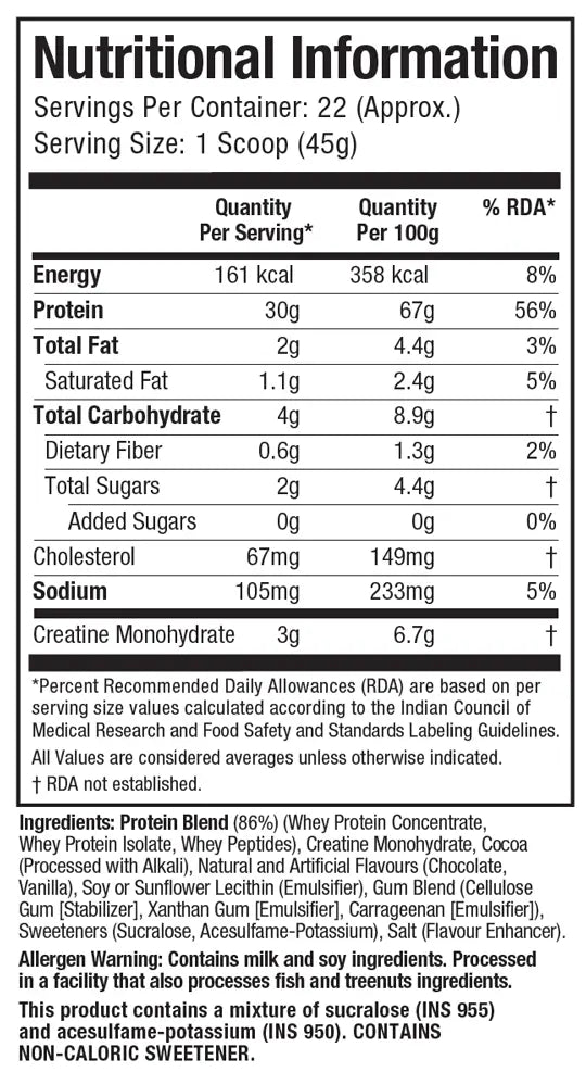 MT Nitro - Tech Whey Protein, Vanilla Cream - Muscletech