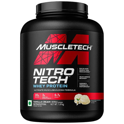 MT Nitro - Tech Whey Protein, Vanilla Cream - Muscletech