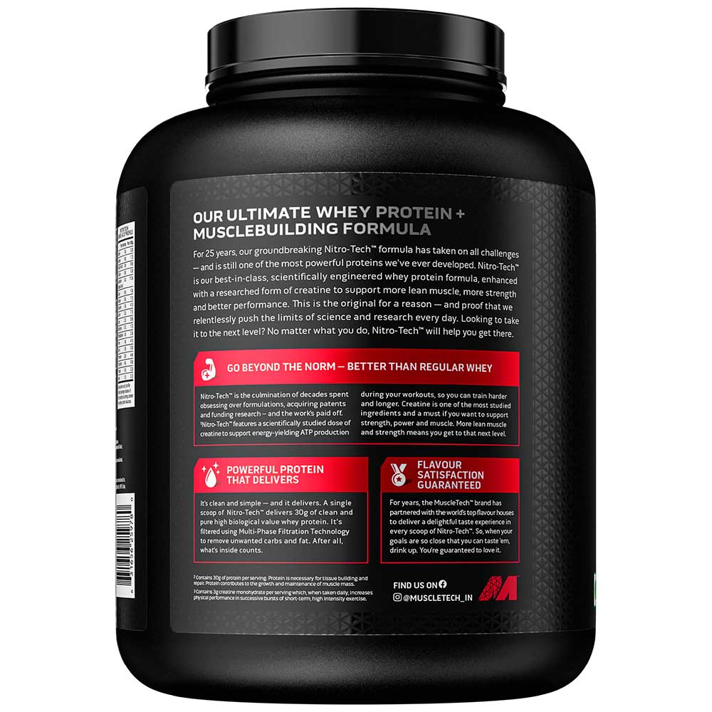 MT Nitro - Tech Whey Protein, Vanilla Cream - Muscletech