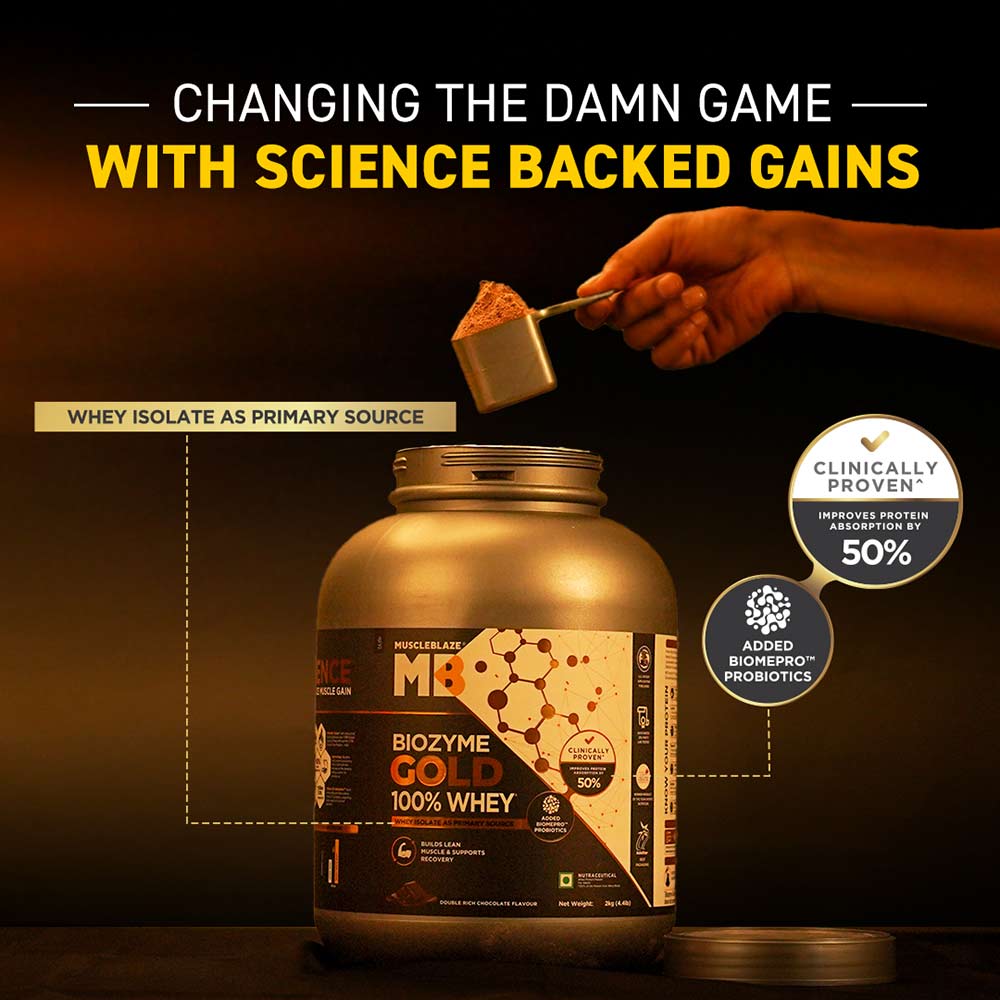 MuscleBlaze Biozyme Gold Whey - Muscleblaze