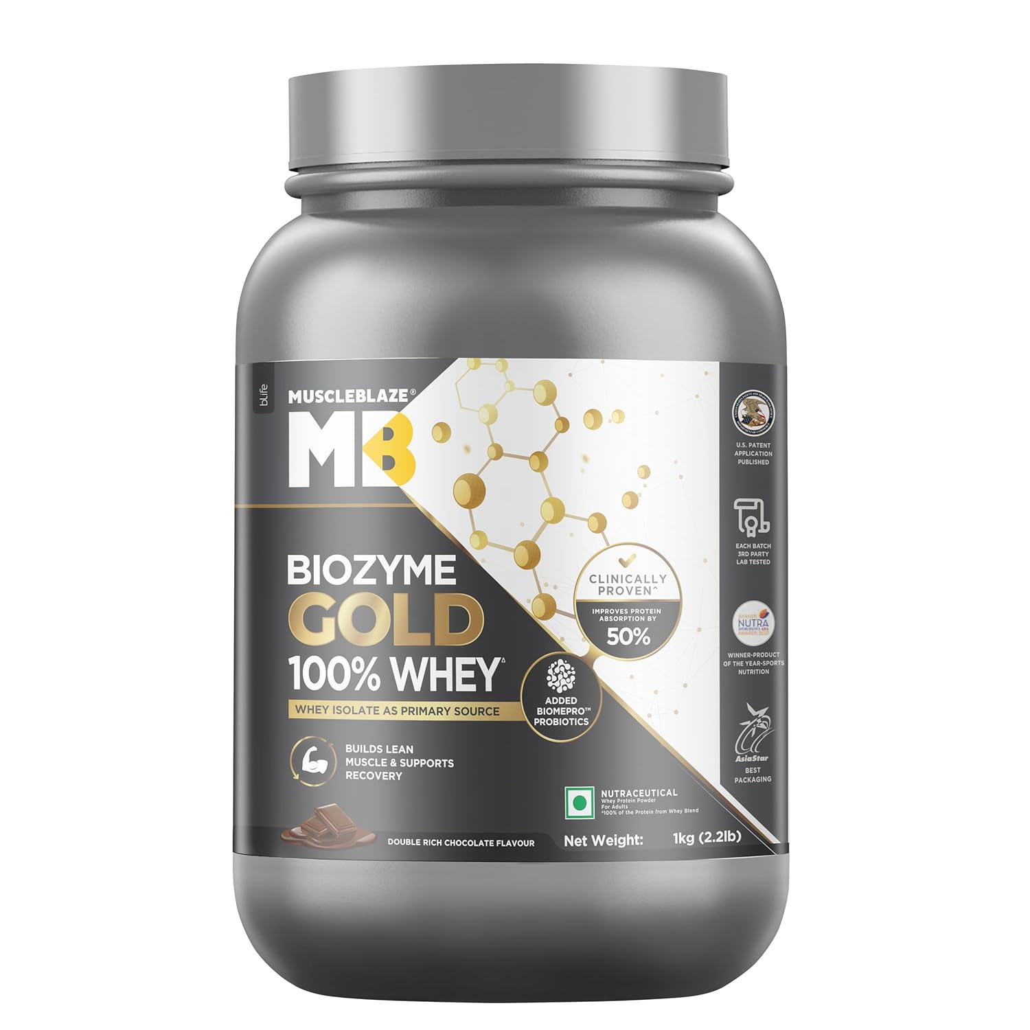 MuscleBlaze Biozyme Gold Whey - Muscleblaze