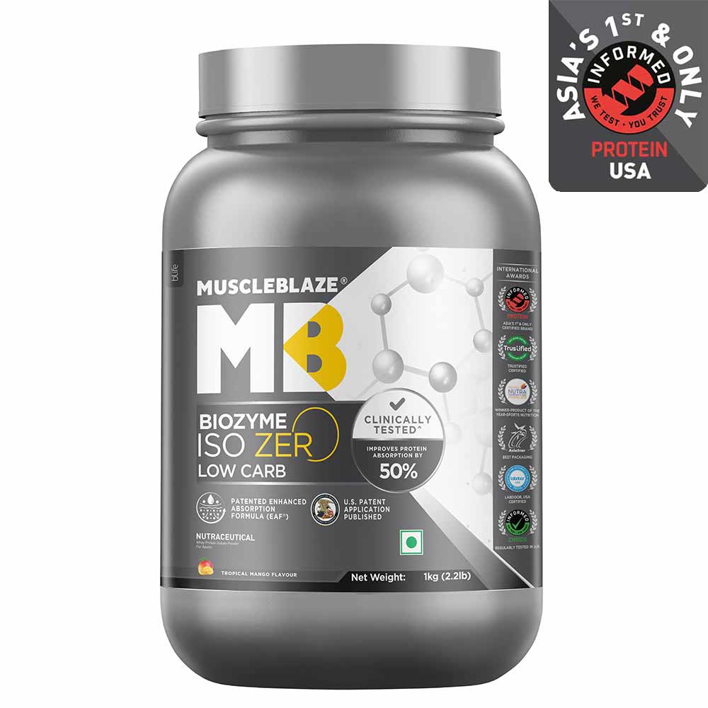 MuscleBlaze Biozyme Iso - Zero - Muscleblaze