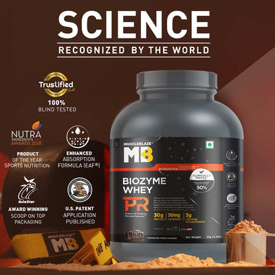 MuscleBlaze Biozyme Whey PR, 30G Protein - Muscleblaze