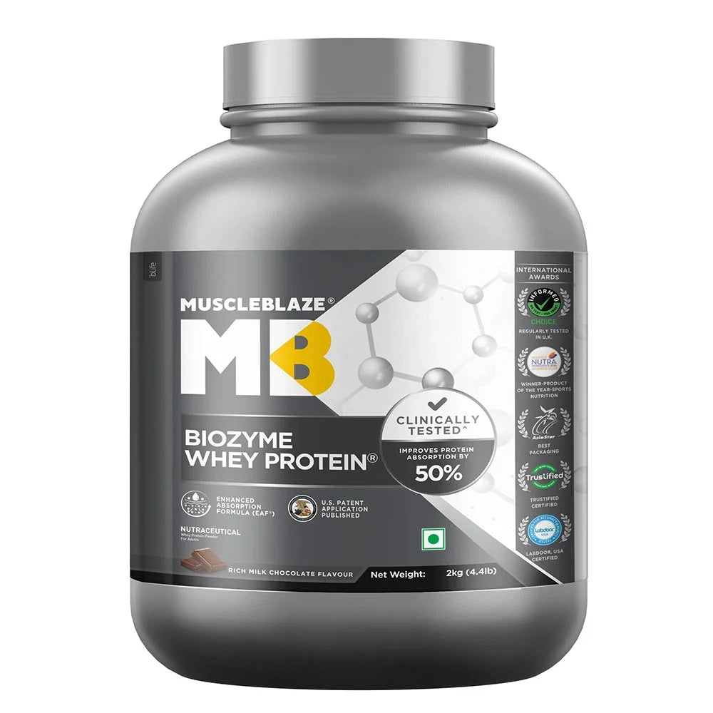 MuscleBlaze Biozyme Whey Protein - MuscleBlaze