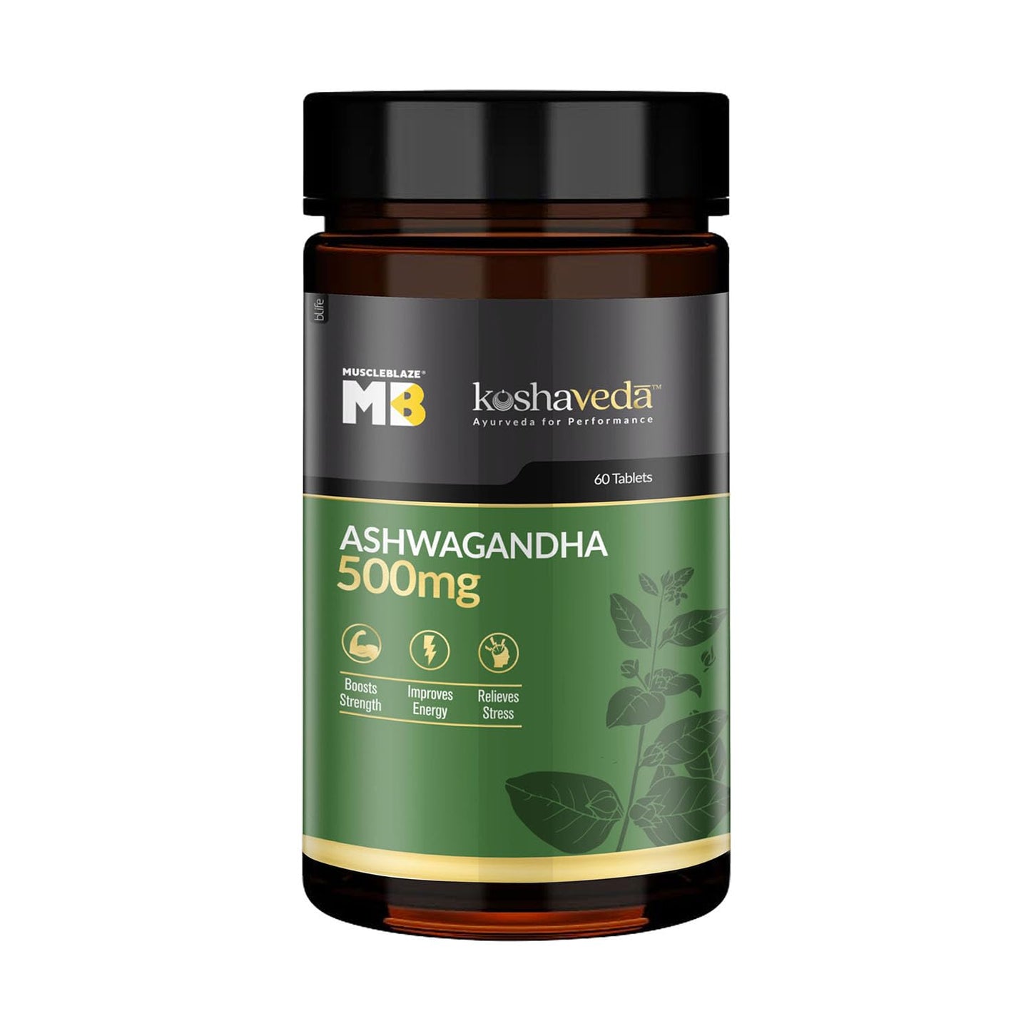 MuscleBlaze Koshaveda - Ashwagandha 500mg, 60 tablet - Muscleblaze