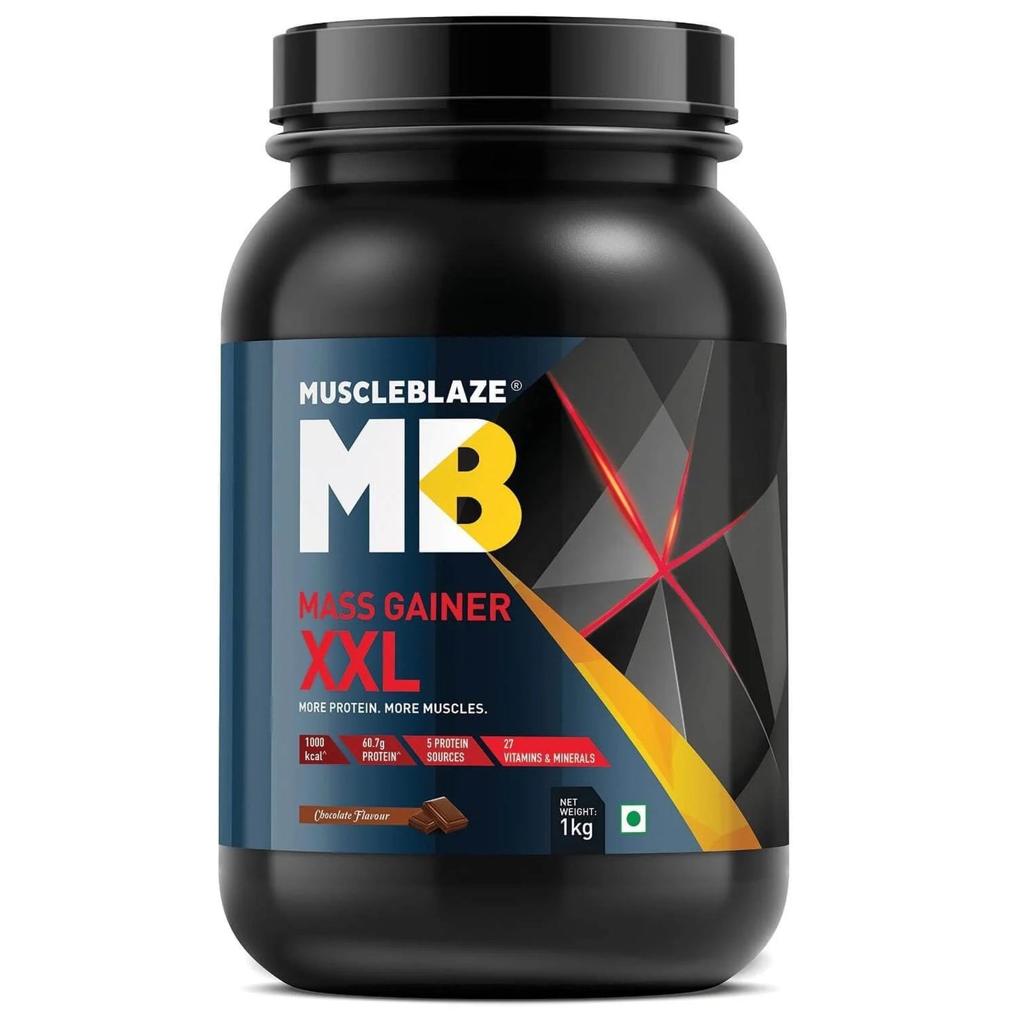 MuscleBlaze Mass Gainer XXL with Complex Carbs and Proteins in 3:1 ratio - Muscleblaze