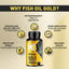 MuscleBlaze Omega 3 Fish Oil Gold 3x Triple Strength (EPA & DHA) - 1300 MG - Muscleblaze