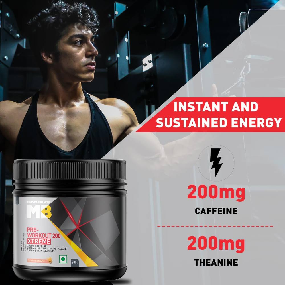 MuscleBlaze PRE Workout 200 Xtreme - Muscleblaze