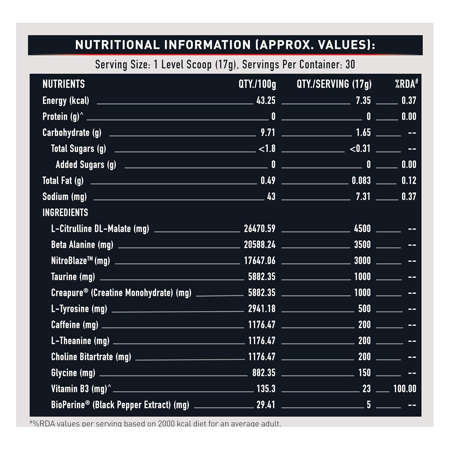MuscleBlaze Pre Workout WrathX, 510G, Cola Frost - MuscleBlaze
