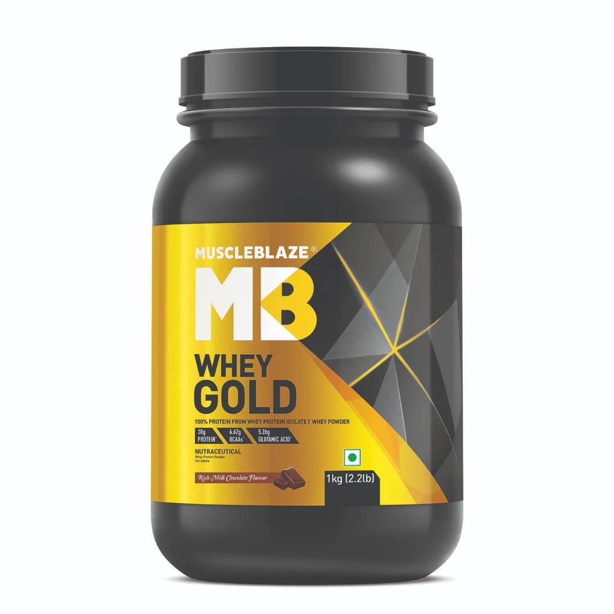 MuscleBlaze Whey Gold 100% Whey Protein Isolate - Muscleblaze