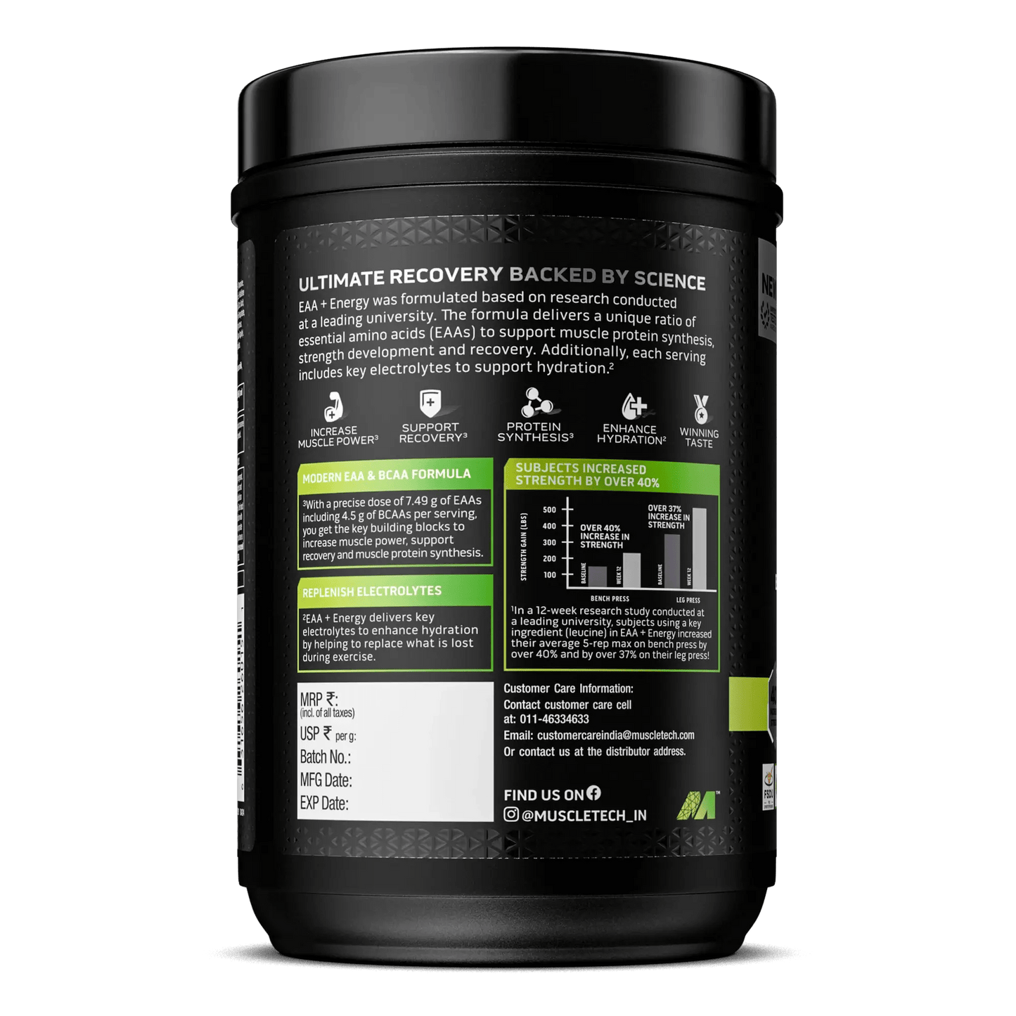 Muscletech EAA+ Energy 30 Servings - Muscletech