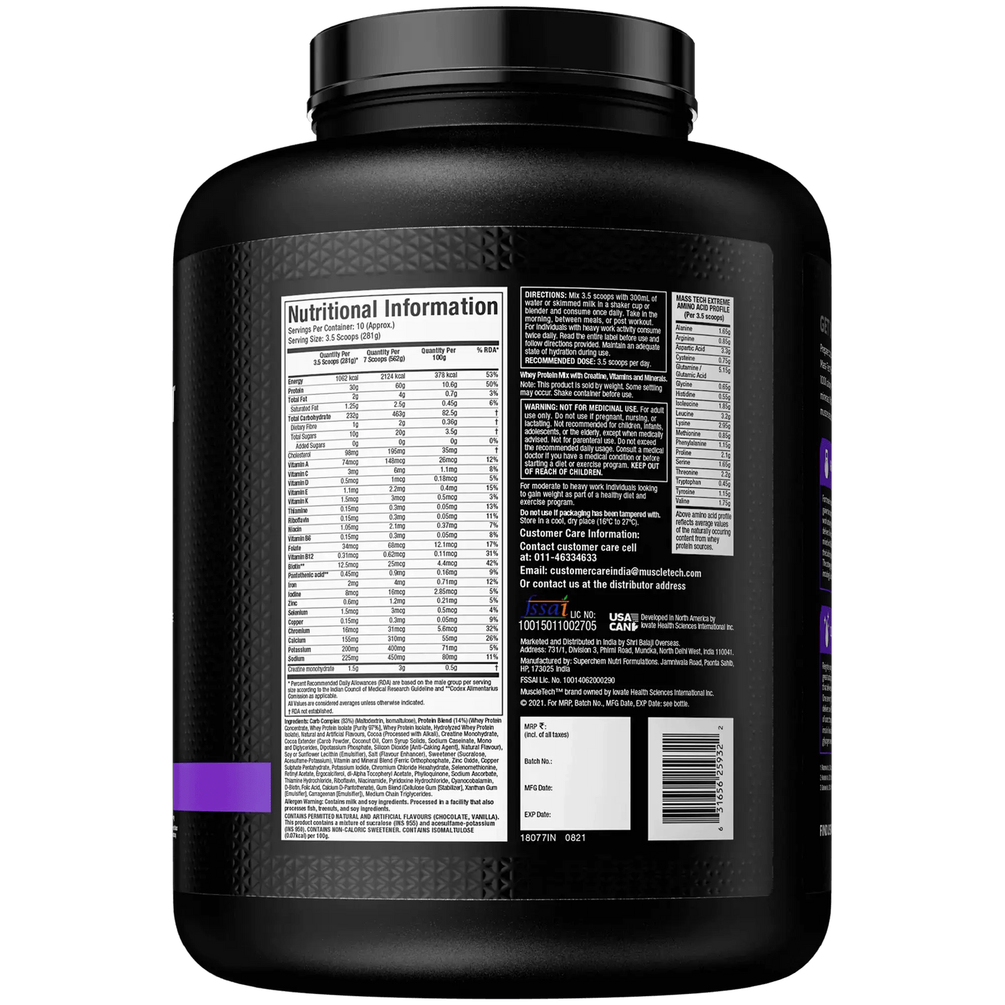 Muscletech™ Mass-Tech™ Extreme 2000 - Muscletech