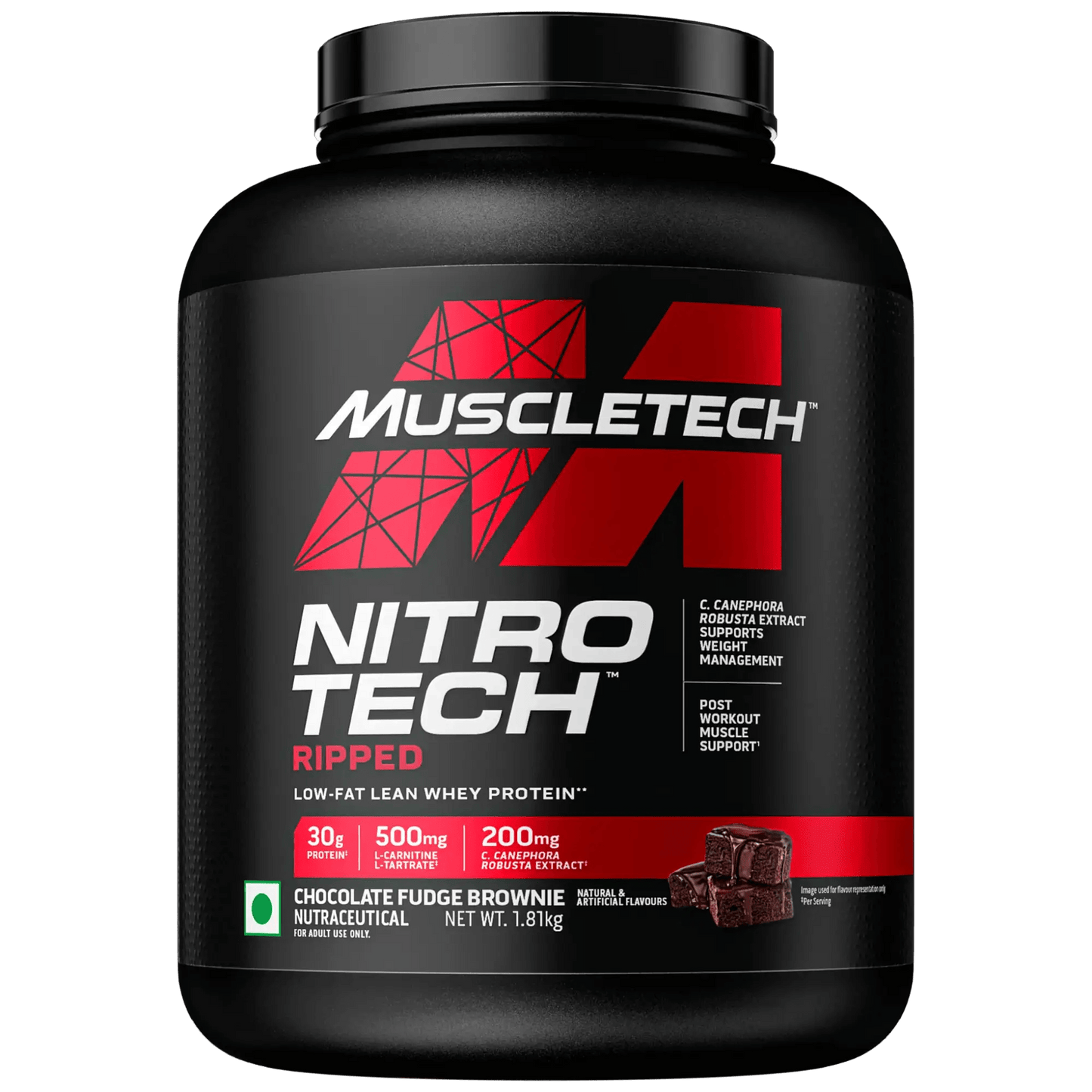 MuscleTech™ Nitro - Tech™ Ripped Whey Protein Powder - Muscletech