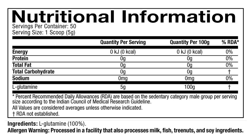 Muscletech™ Platinum 100% Glutamine - Muscletech