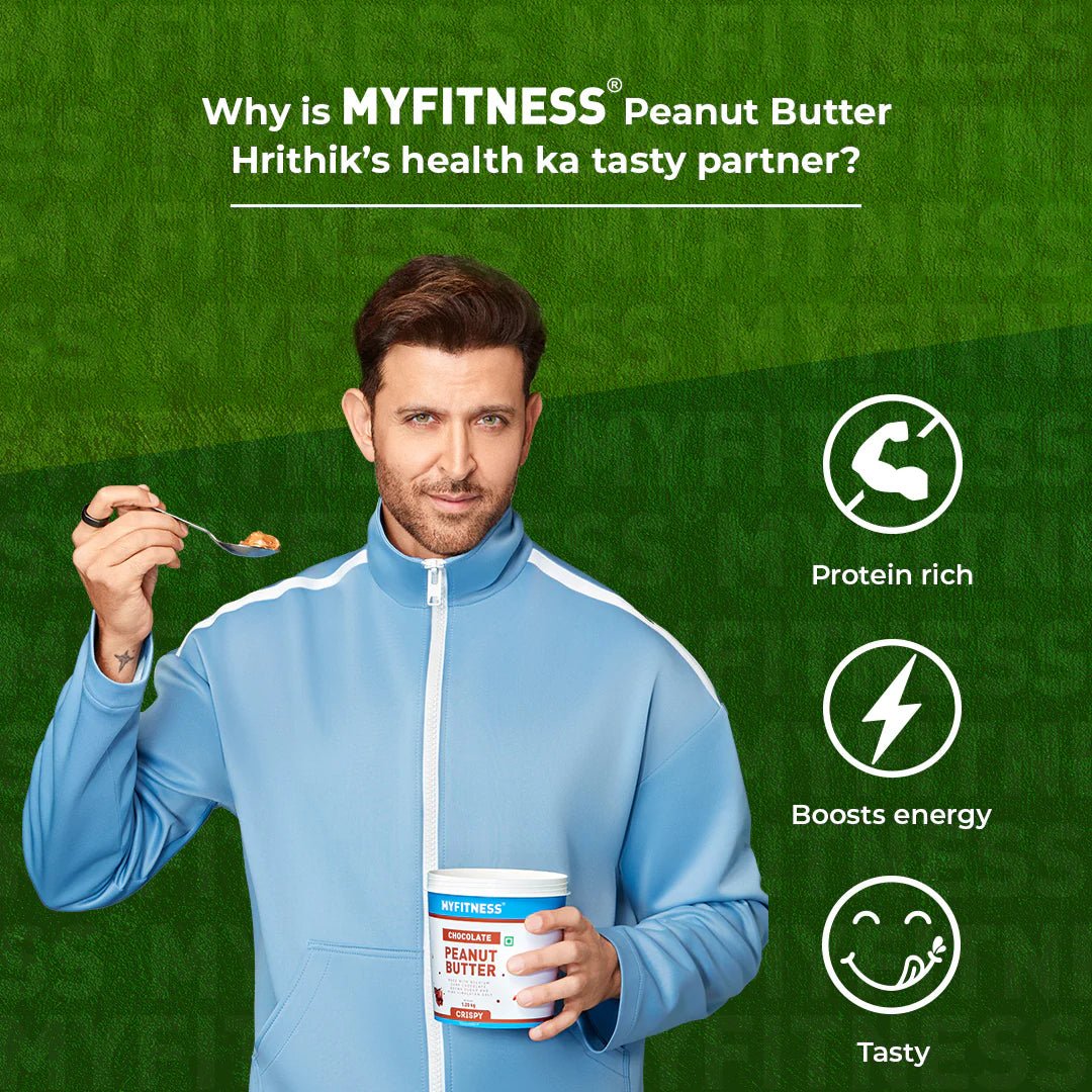 MYFITNESS Natural Peanut Butter | 25g Protein - MyFitness