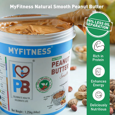 MYFITNESS Natural Peanut Butter | 25g Protein - MyFitness