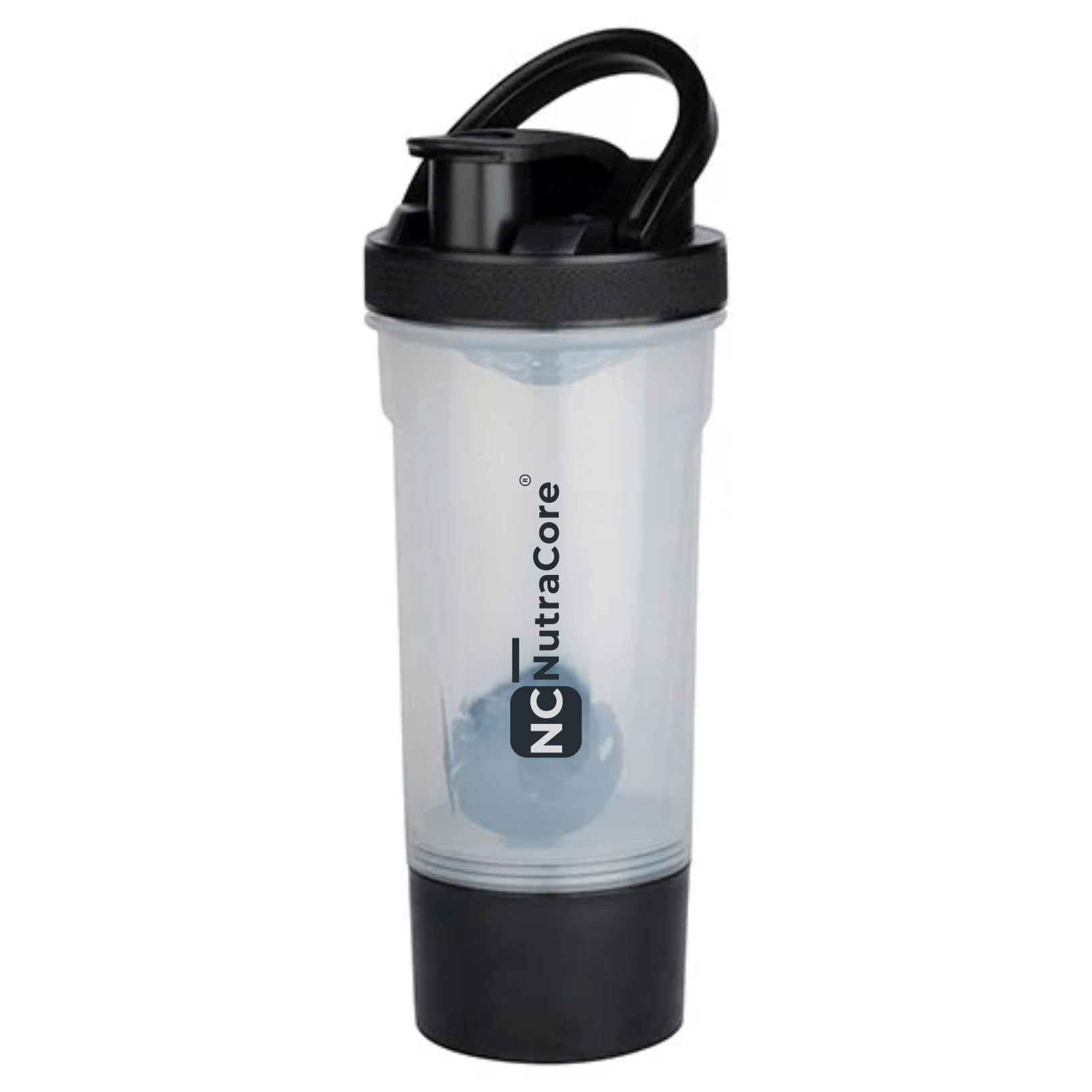 NutraCore King Shaker, Separate Compartment, 600ml, Multicolour - NutraCore