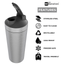 NutraCore Stainless Steel Shaker 750 ml - NutraCore