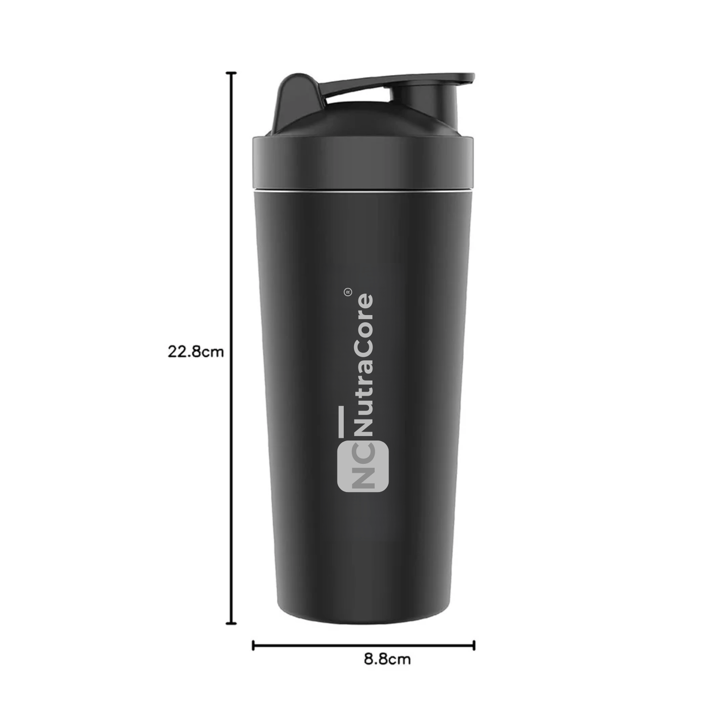 NutraCore Stainless Steel Shaker 750 ml - NutraCore