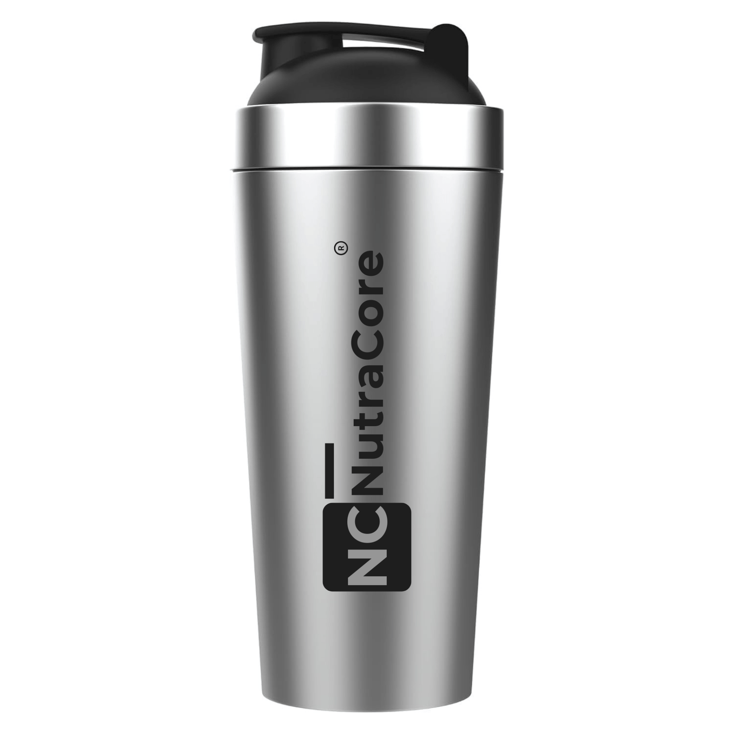 NutraCore Stainless Steel Shaker – 750 ml - Grey - NutraCore