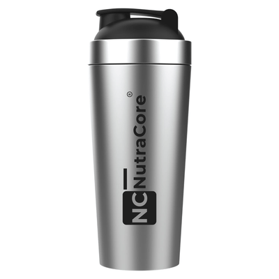 NutraCore Stainless Steel Shaker – 750 ml - Grey - NutraCore