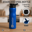 NutraCore® Stainless Steel Sipper Bottle 750ML – Gym, Office & Travel Use - NutraCore