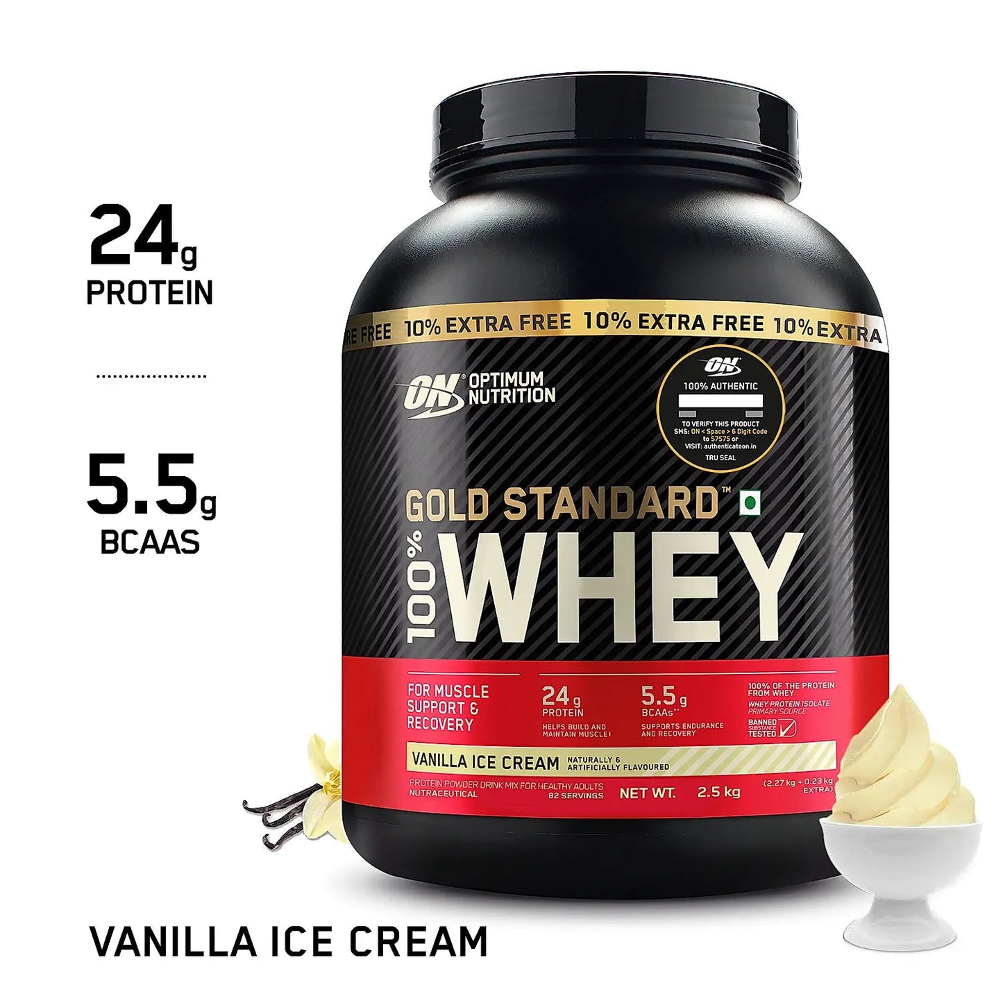 ON (Optimum Nutrition) Gold Standard 100% Whey Protein - Optimum Nutrition