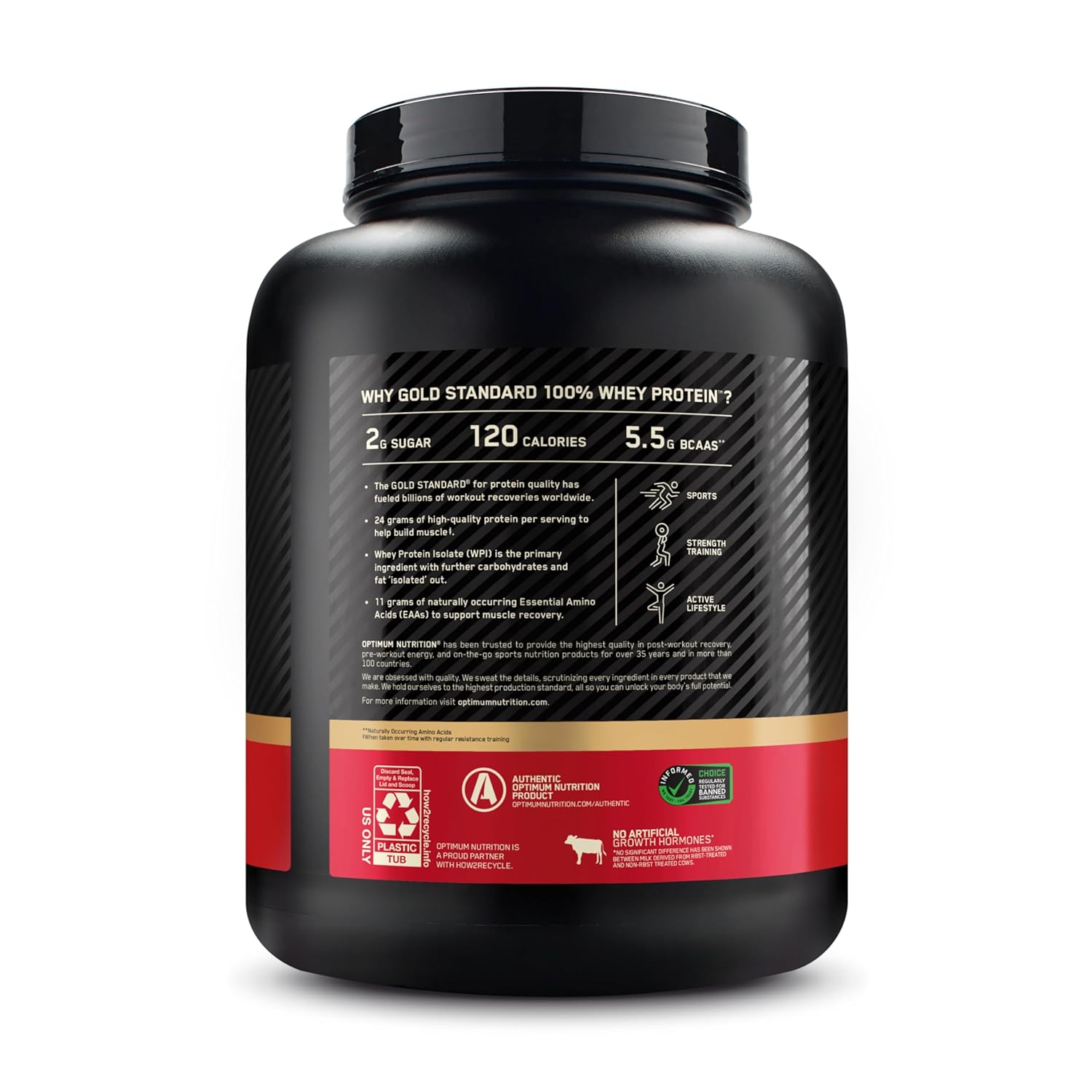 ON (Optimum Nutrition) Gold Standard 100% Whey Protein - Extreme Milk Chocolate - Optimum Nutrition