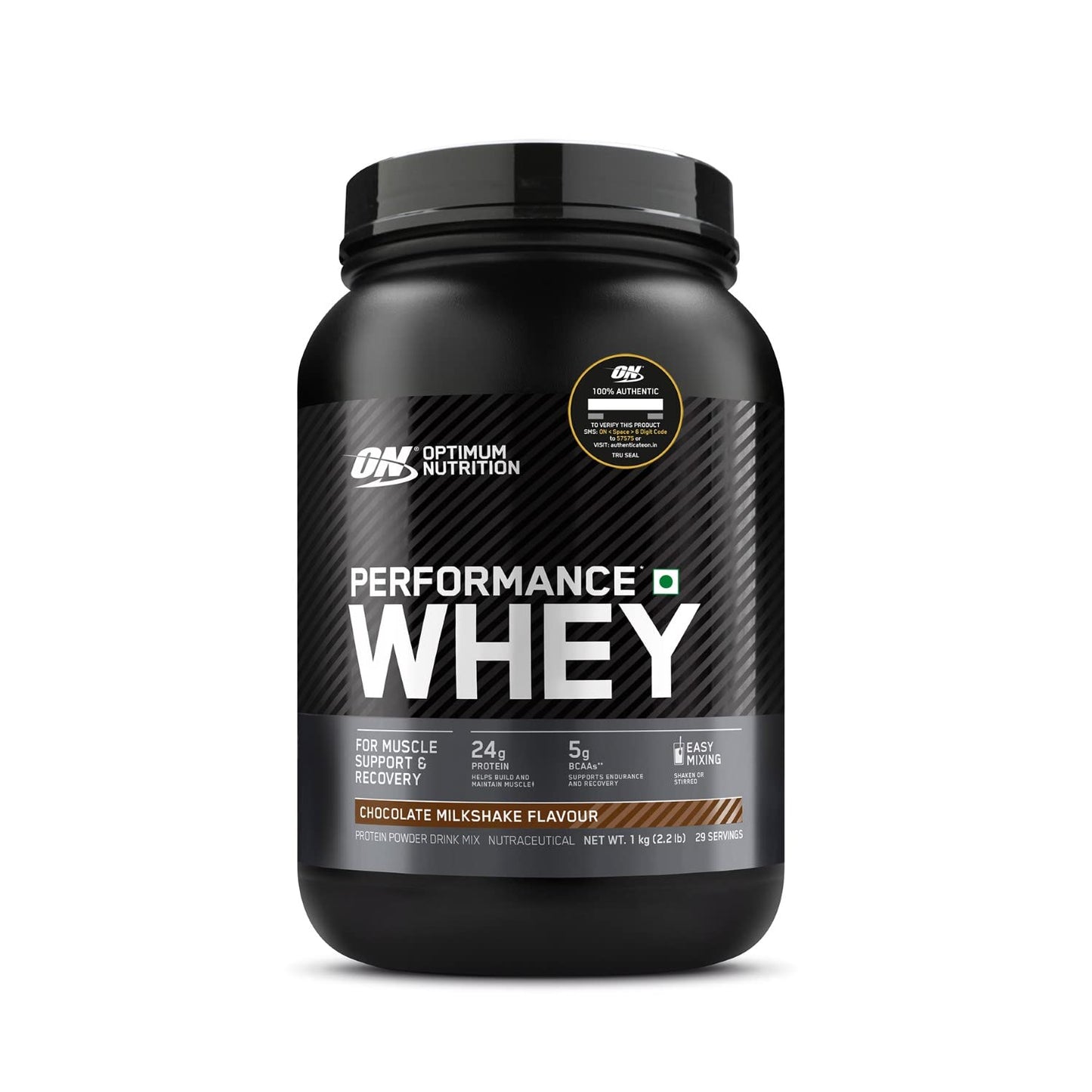 ON (Optimum Nutrition) Performance Whey, 1 kg (2.2 lb), Chocolate Milkshake - Optimum Nutrition