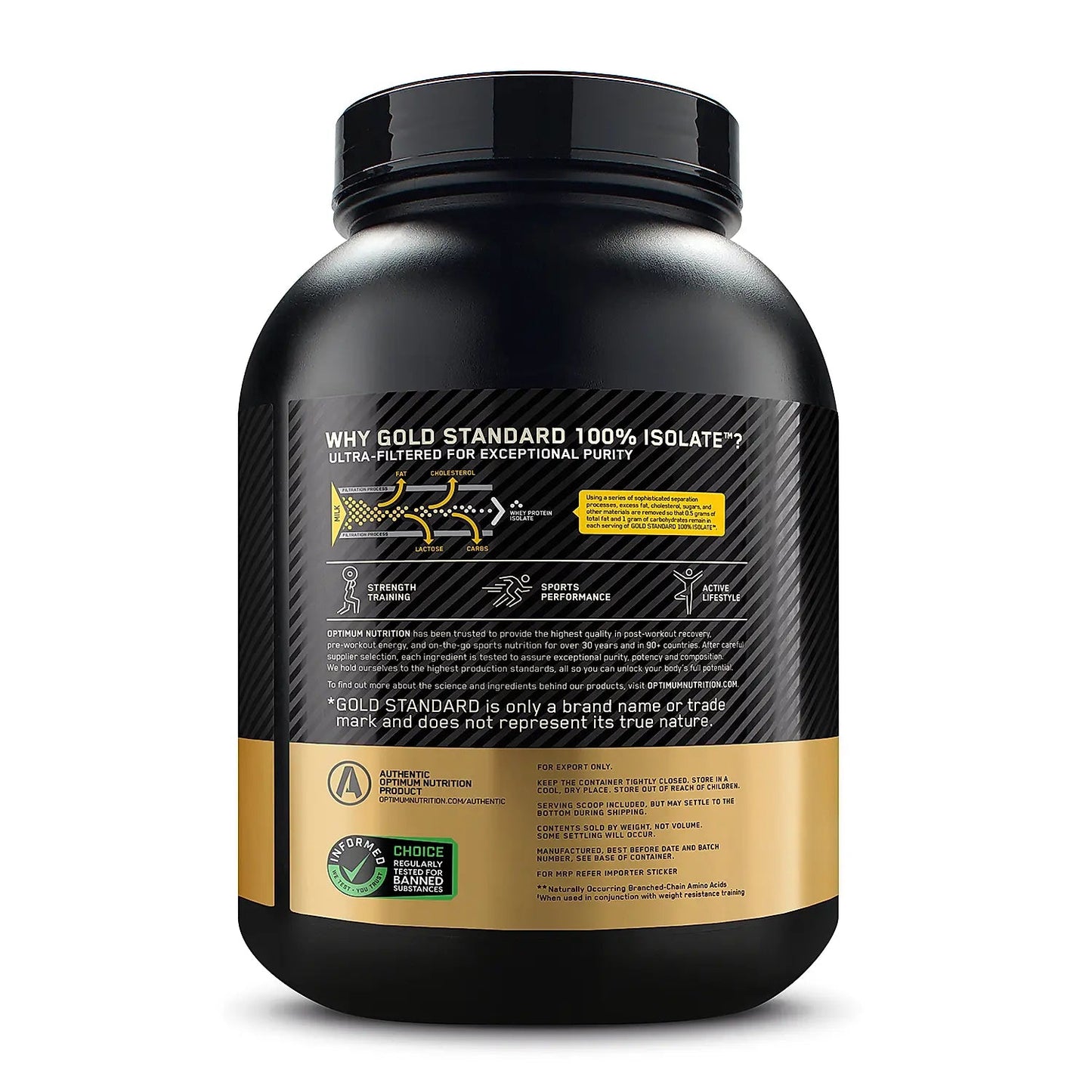 Optimum Nutrition (ON) Gold Standard 100% Isolate - Optimum Nutrition