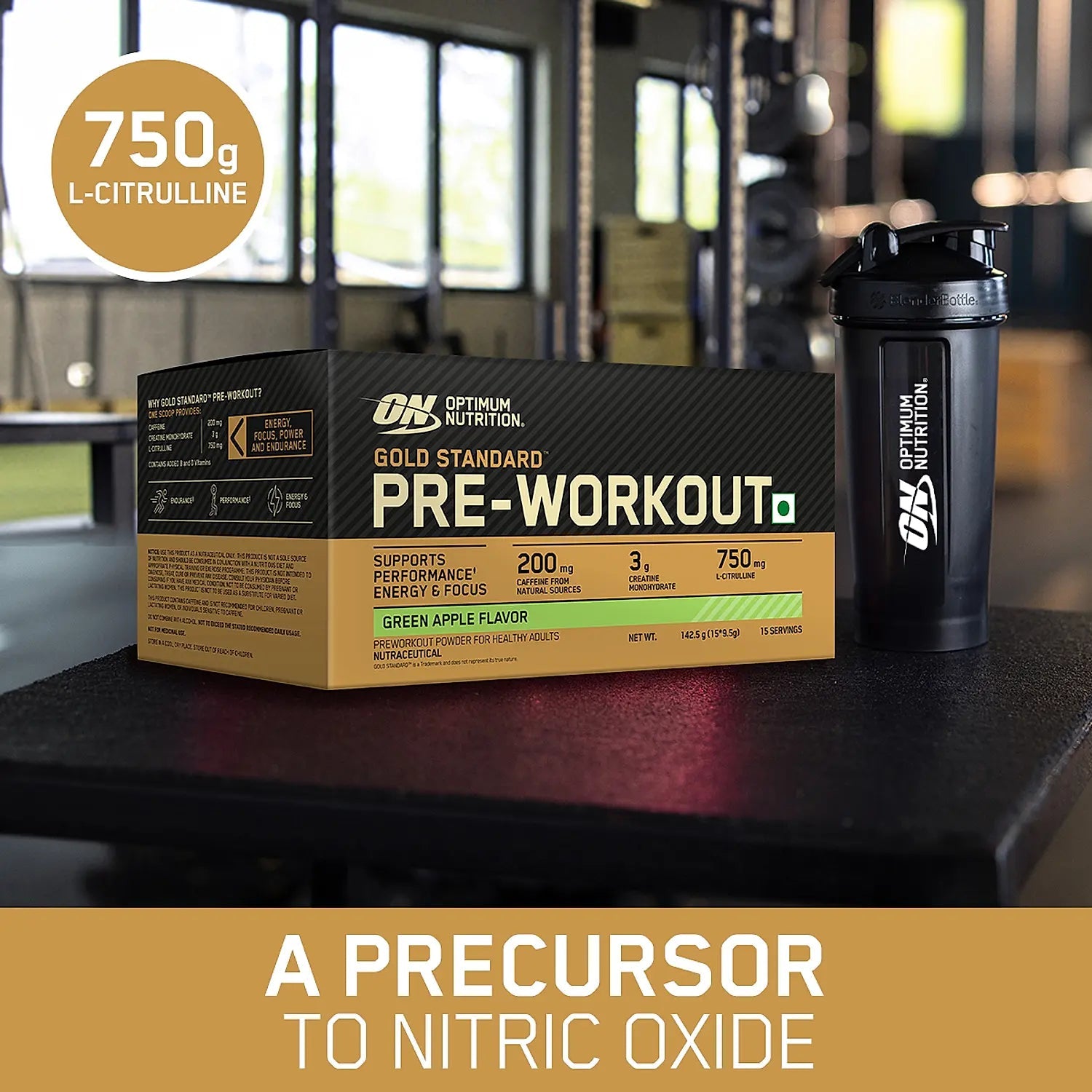 Optimum Nutrition (ON) Gold Standard Pre-Workout- 142.5g/15 single serve packs - Optimum Nutrition