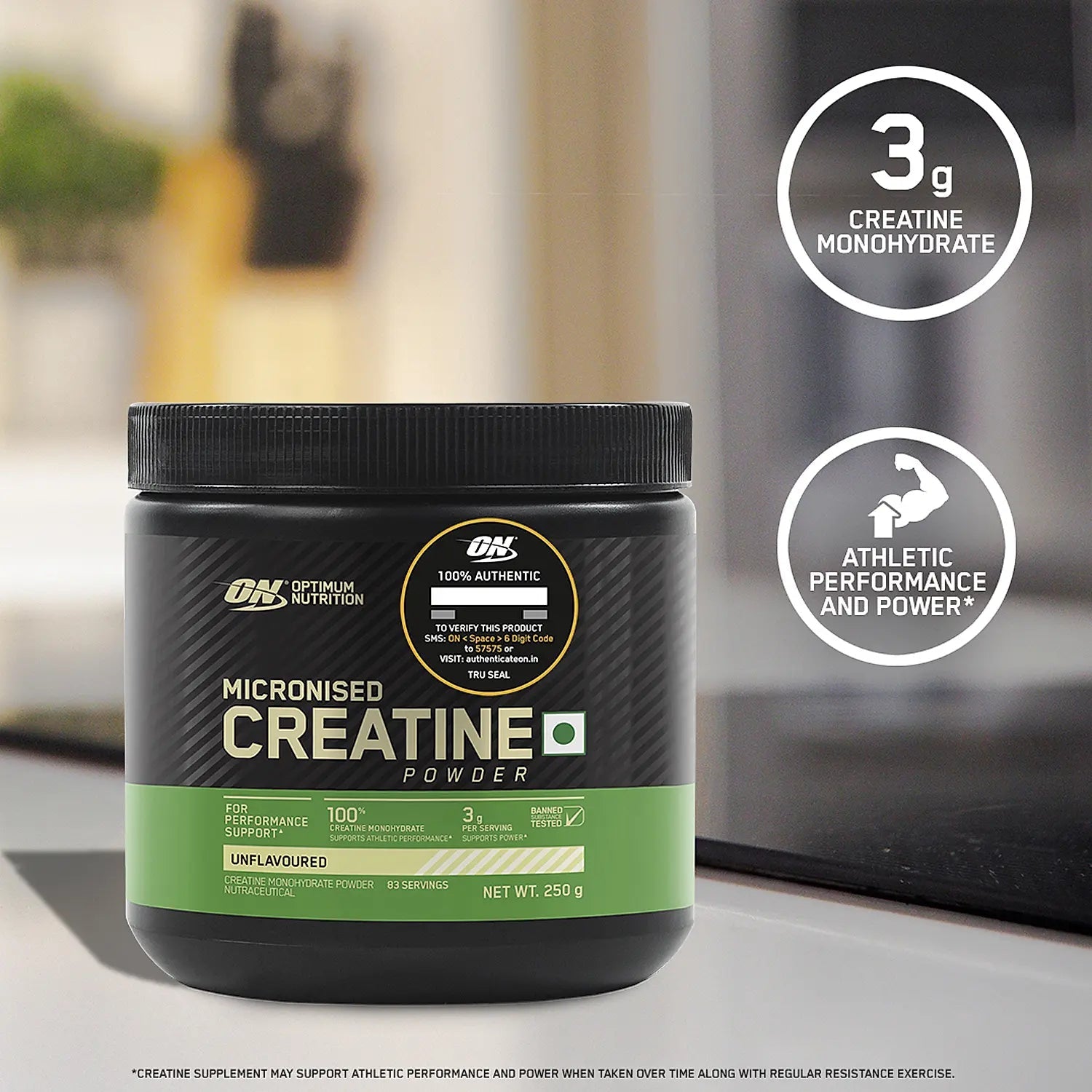 Optimum Nutrition (ON) Micronised Creatine Powder - Optimum Nutrition