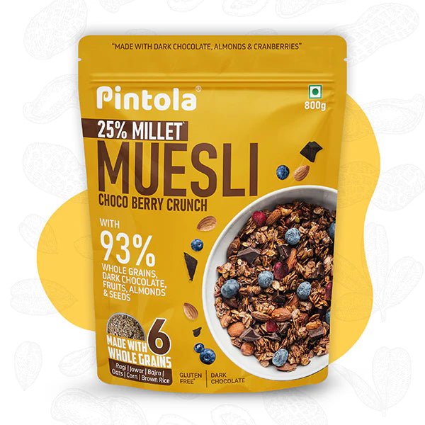 Pintola Muesli Choco Berry Crunch 800g - Pintola