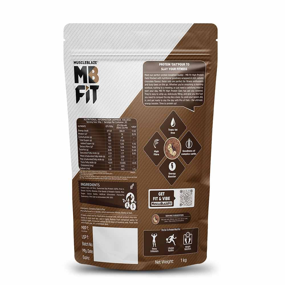 Muscleblaze Fit High Protein Oats - Muscleblaze