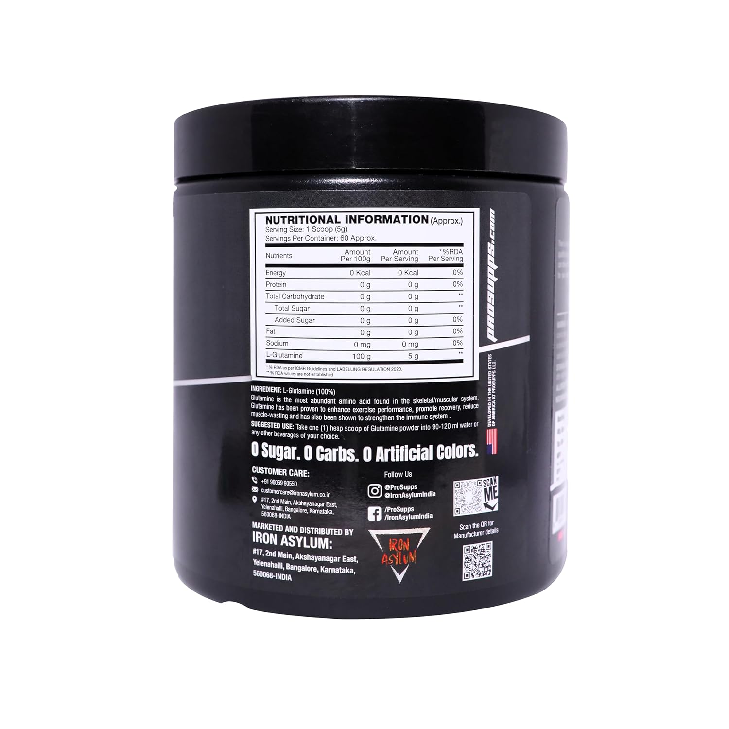 ProSupps Glutamine 300 Amino Acid, 300G - ProSupps