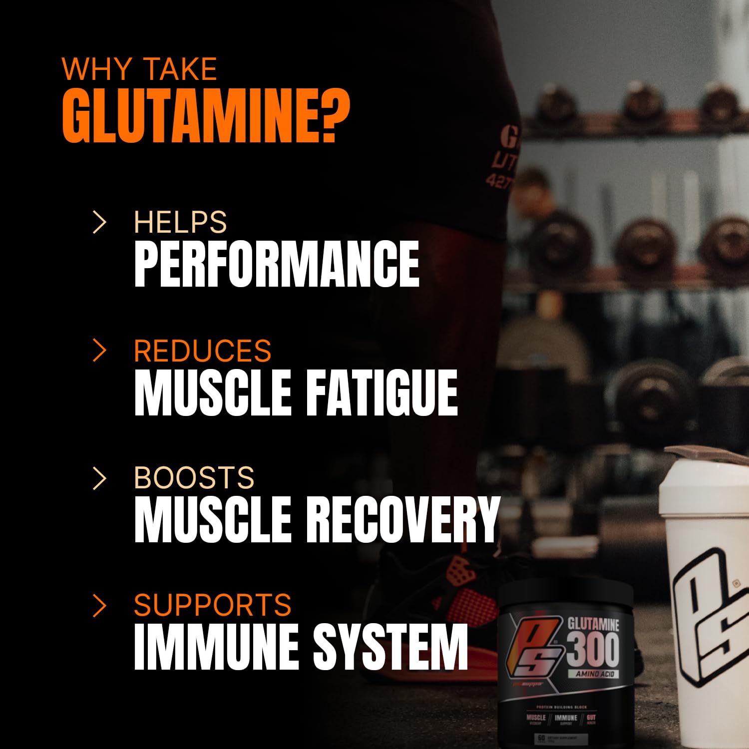 ProSupps Glutamine 300 Amino Acid, 300G - ProSupps