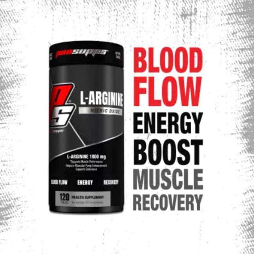ProSupps L - arginine 1000mg, Nitric Oxide Booster, 120 Tablets - ProSupps