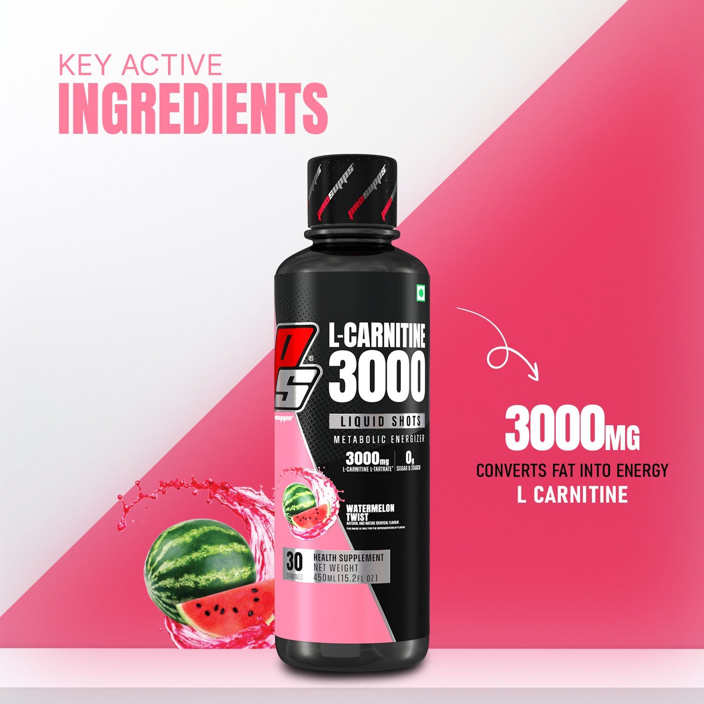 ProSupps L - Carnitine 3000 Liquid Shots - ProSupps