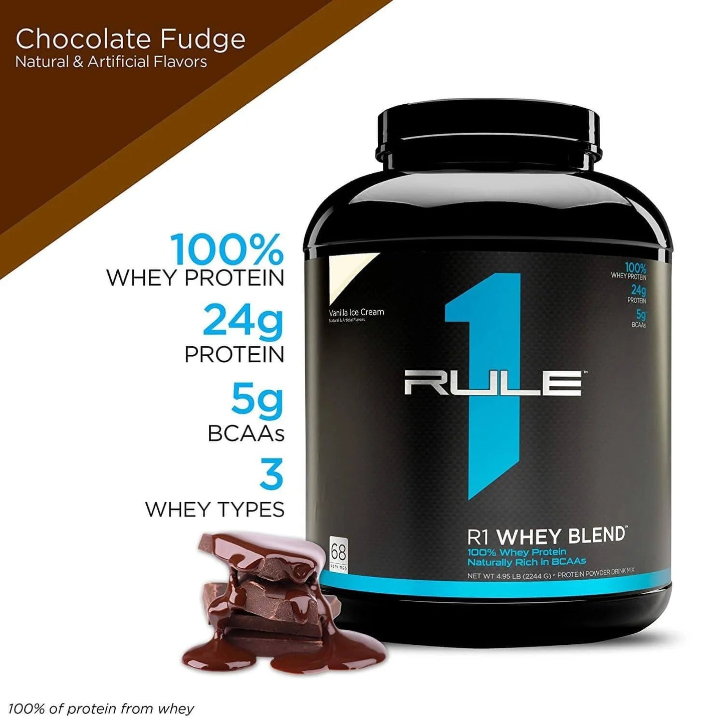 Rule One R1 Whey Blend 5 Lbs Isolate plus Concentrate - Rule One