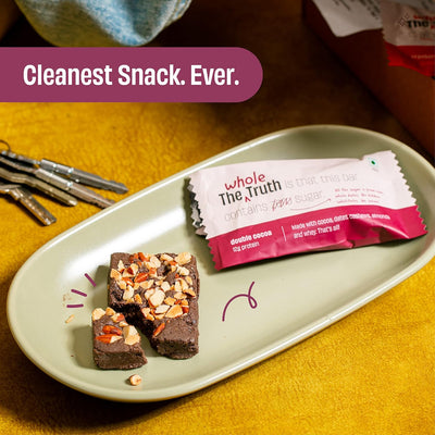 The Whole Truth - Protein Bars All - in - One Pack of 6 x 52 g each - The Whole Truth