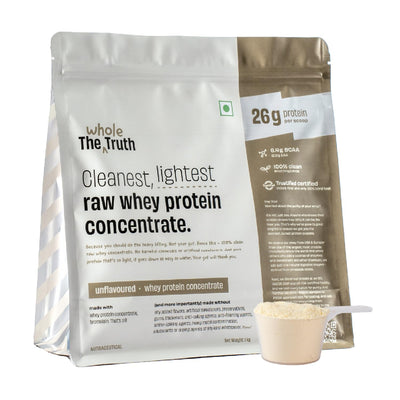 The Whole Truth Whey Protein Concentrate Unflavoured 1 kg - The Whole Truth