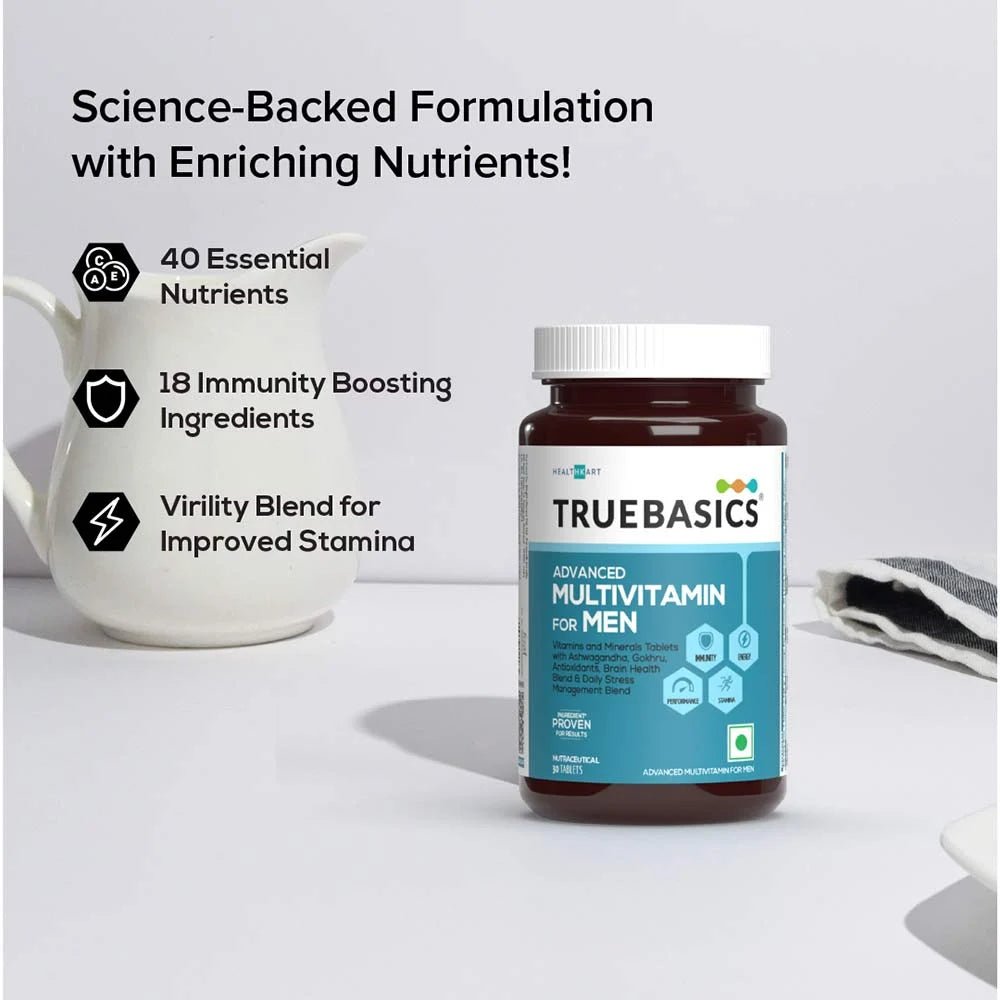 TrueBasics Multivit Men for Stamina & Energy - Truebasics