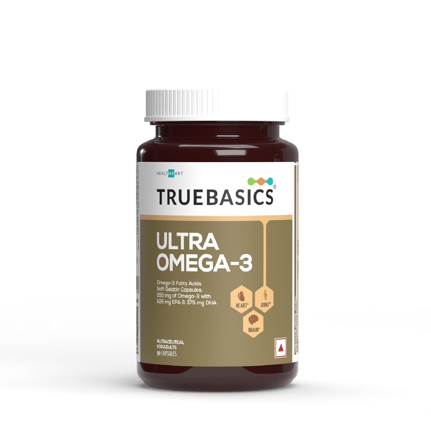TrueBasics Ultra Omega 3 Fish Oil, 90 - Truebasics