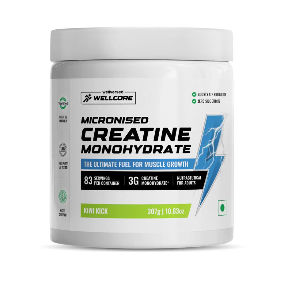 Wellcore Pure Micronized Creatine Monohydrate, Flavoured - wellcore