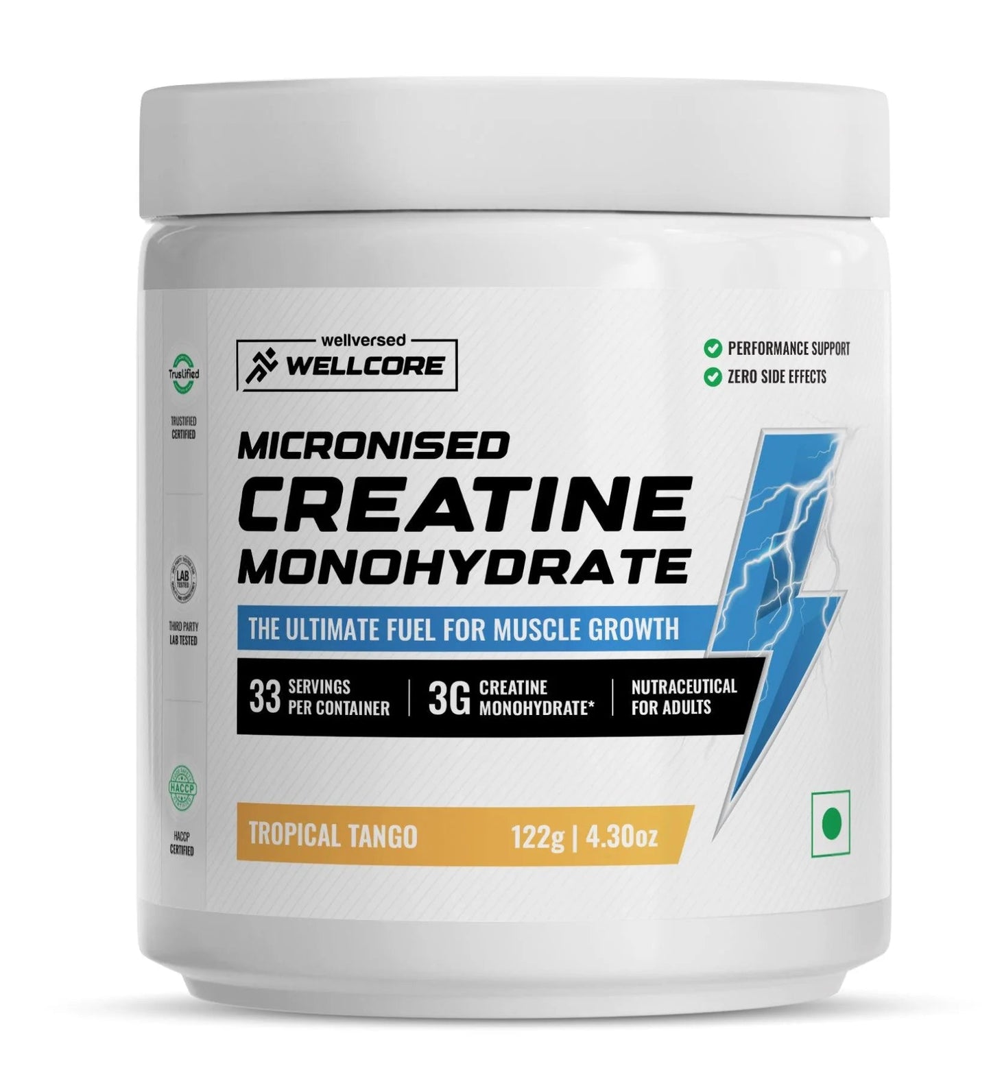 Wellcore Pure Micronized Creatine Monohydrate, Flavoured - wellcore