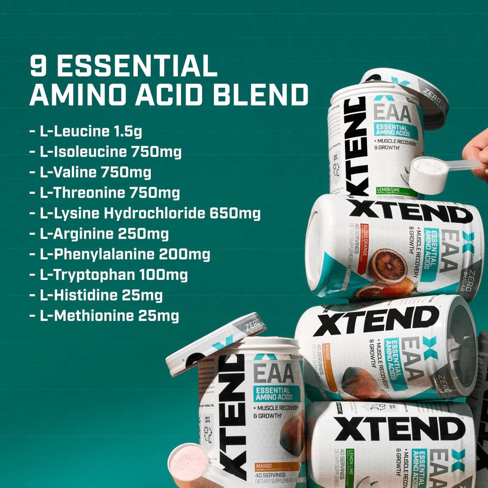 XTEND® EAA Essential Amino Acids Powder | 40 Servings - Scivation Xtend