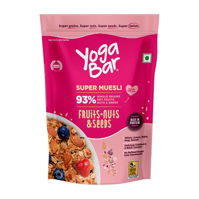 Yogabar Muesli Fruits Nuts Seeds - YogaBar