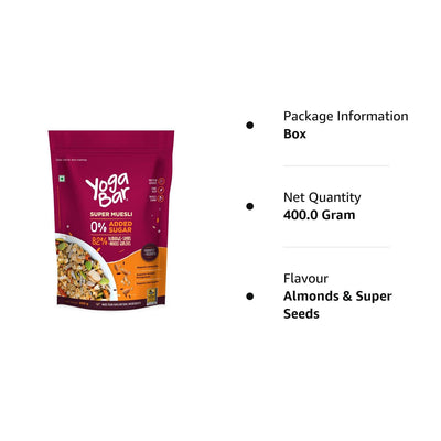 Yogabar Muesli (No Added Sugar) - YogaBar